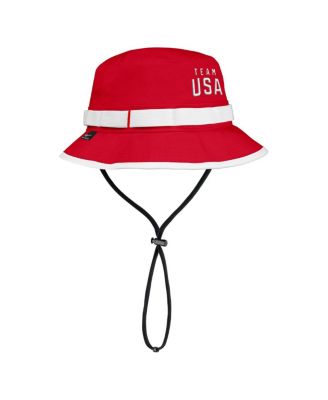 Nike - Men's Red Team USA Apex Sideline On-Field Dri-FIT Boonie Bucket Hat