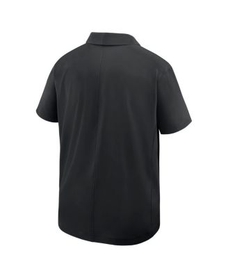 Men's Black Team USA Woven Polo Shirt