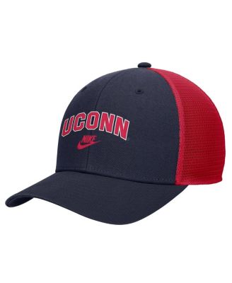 Men's Navy UConn Huskies Vintage Arch Rise Performance Trucker Adjustable Hat