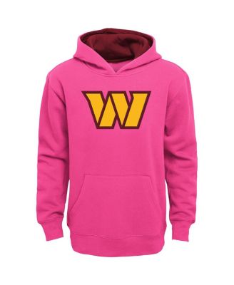 Outerstuff - Big Boys and Girls Pink Washington Commanders Prime Hoodie