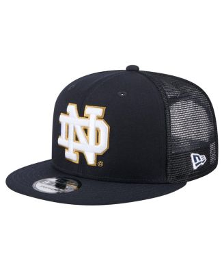 New Era - Men's Navy Notre Dame Fighting Irish 9FIFTY Trucker Snapback Hat