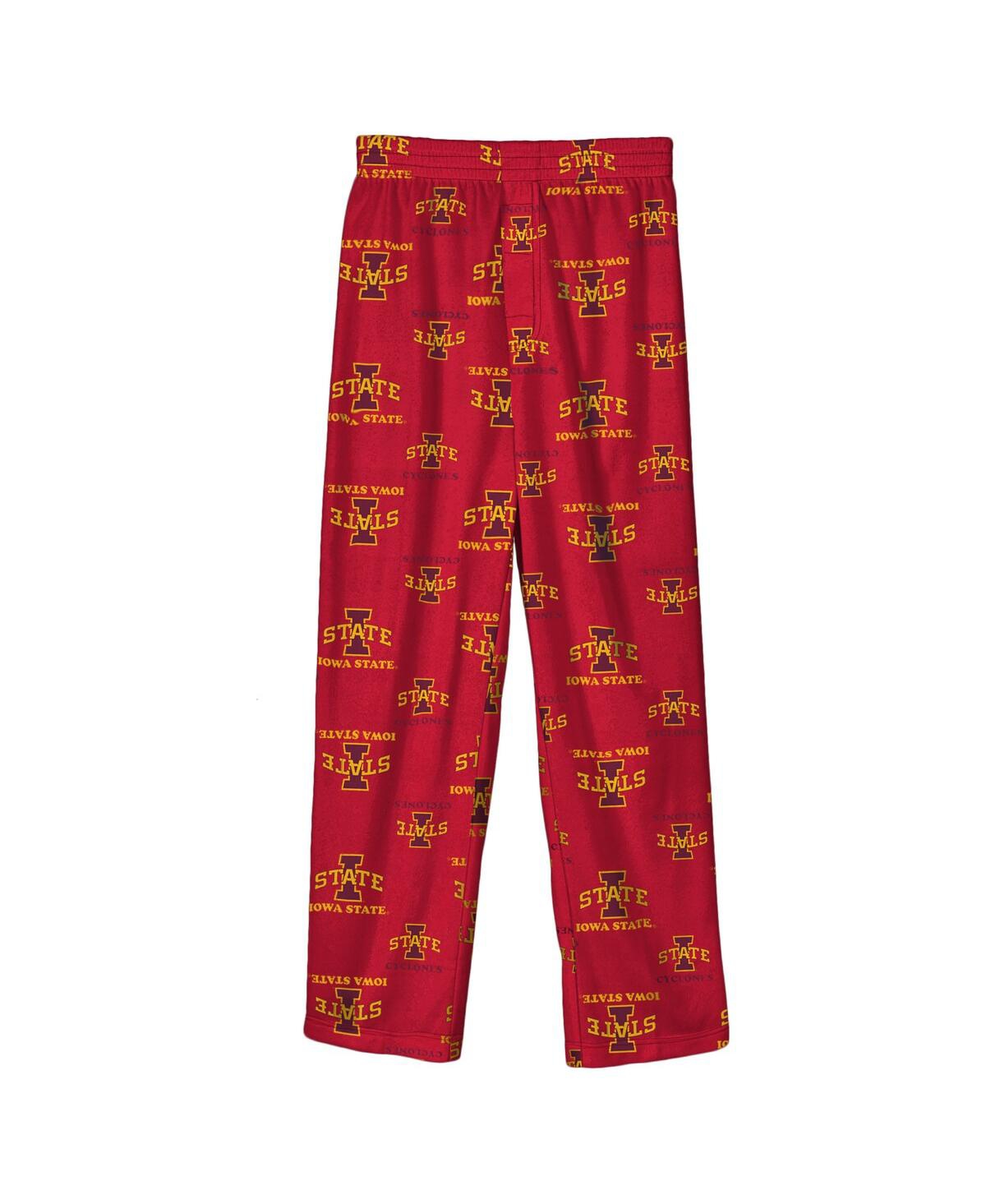 Outerstuff Big Boys And Girls Cardinal Iowa State Cyclones Team Pants In Red