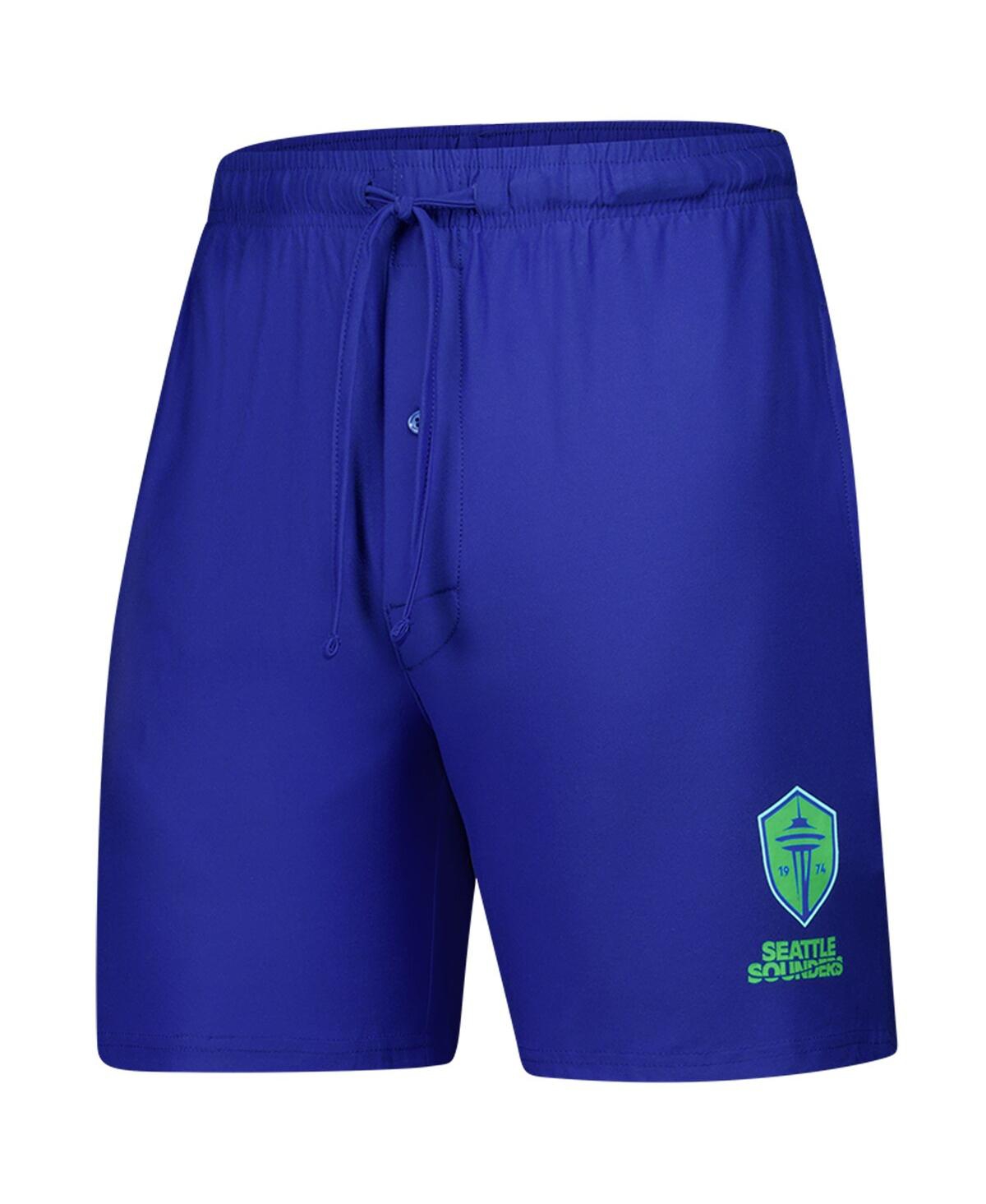 Concepts Sport Men's 2-pack Blue Seattle Sounders Fc Record Shorts Set In Blue