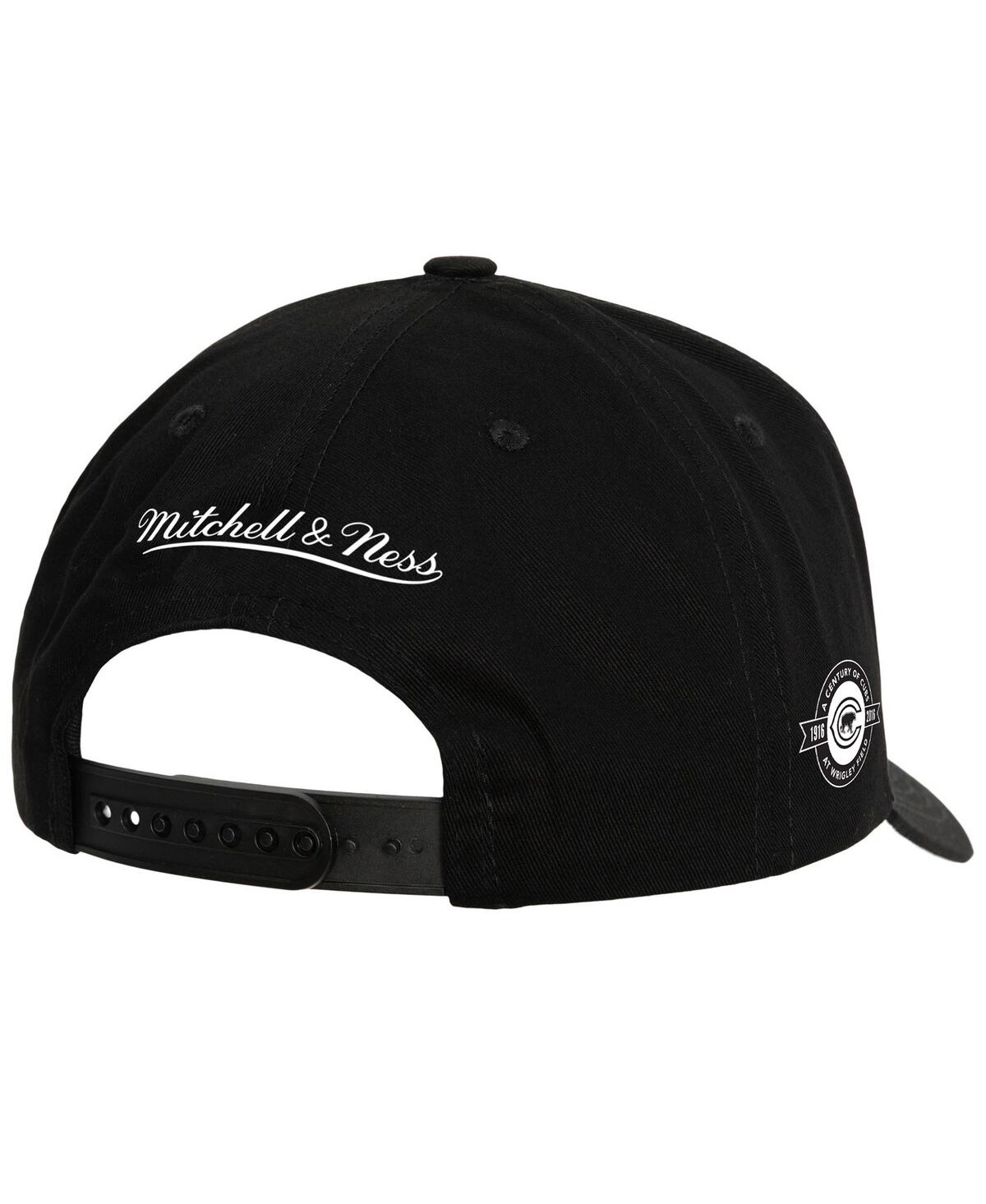 Mitchell & Ness Men'sâ Black Chicago Cubs Cooperstown Collection Panda Pro Snapback Hat In Black