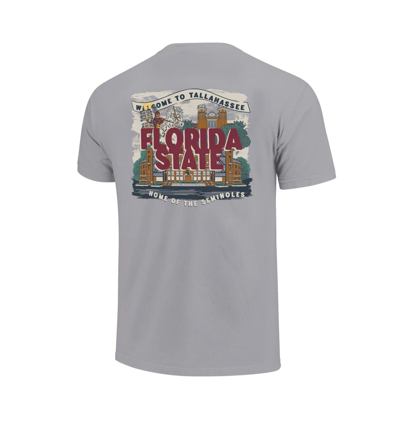 Детская футболка Image One Gray Florida State Seminoles Local Campus Scene — фото 3