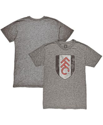 1863FC - Men's Heather Gray Fulham Color Crest Mock Twist Tri-Blend T-Shirt