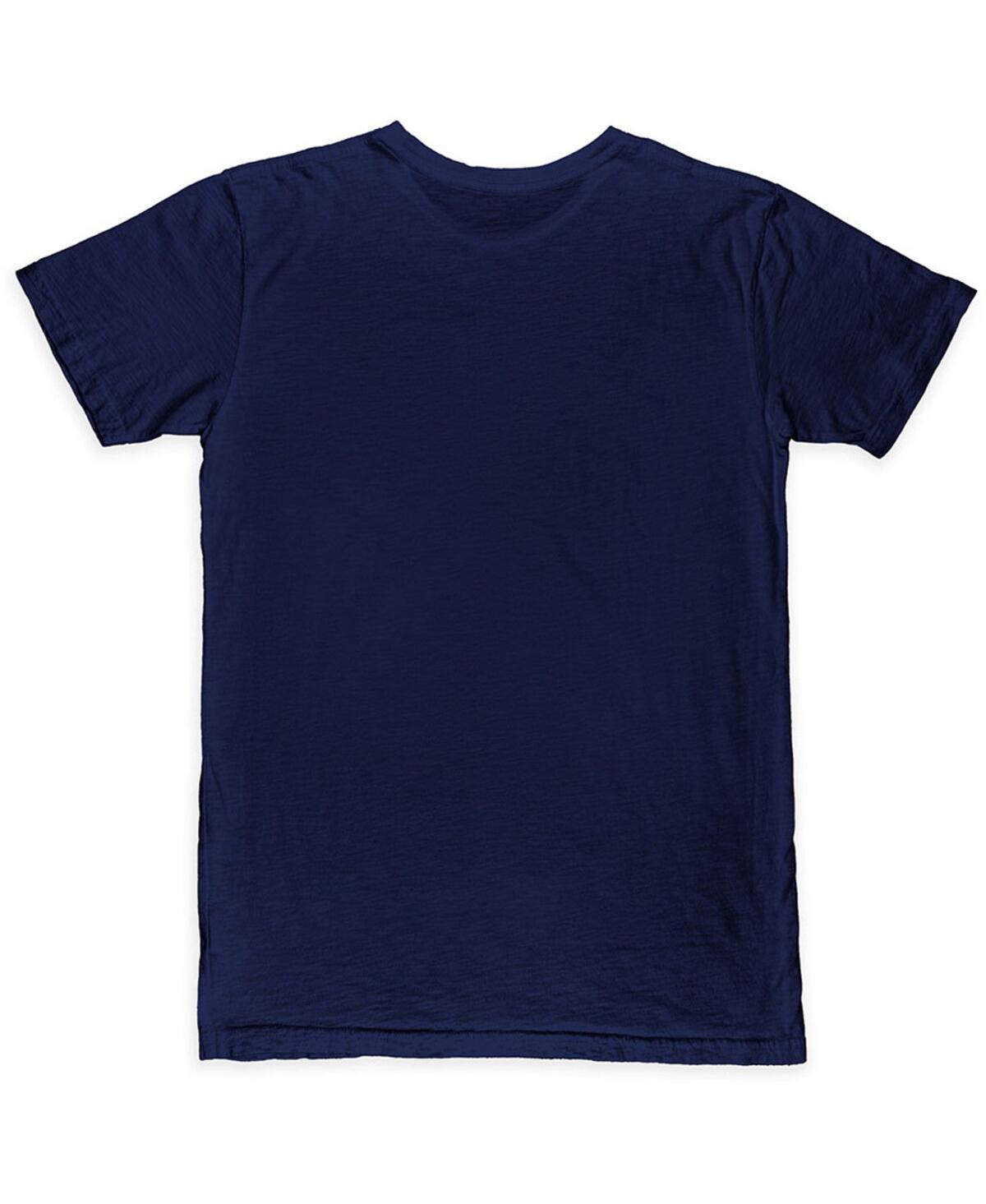 1863fc Men's Navy Como 1907 Landmark Slub T-shirt In Blue