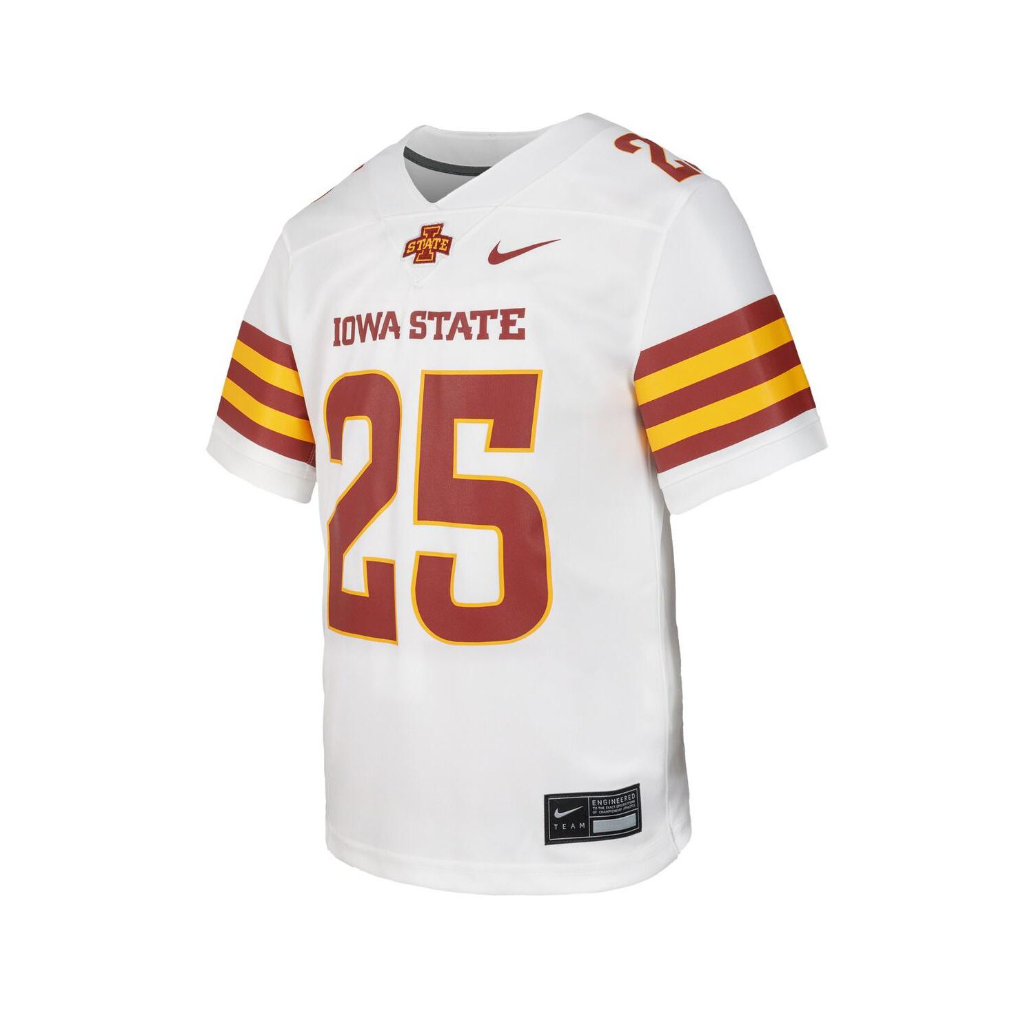 Big Boys and Girls 25 White Iowa State Cyclones Untouchable Replica Game Jersey