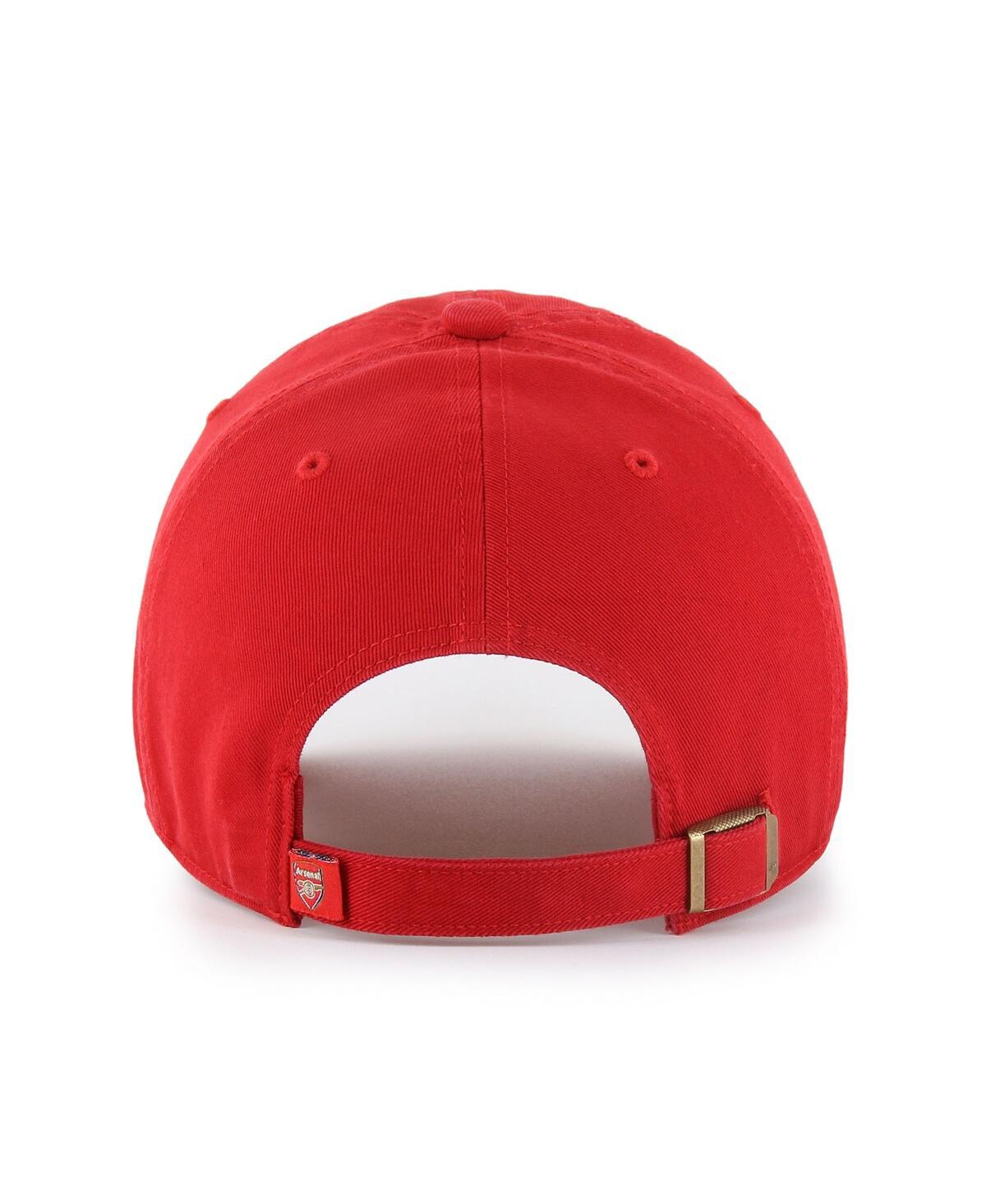 47 Brand Men's Red Arsenal Clean Up Adjustable Hat In Red