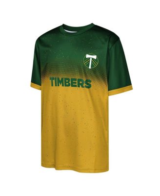 Big Boys and Girls Green Portland Timbers Stalwart Defender T-Shirt