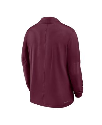 Men's Maroon Minnesota Golden Gophers Dri-FIT Half-Zip Pullover Sweatshirt