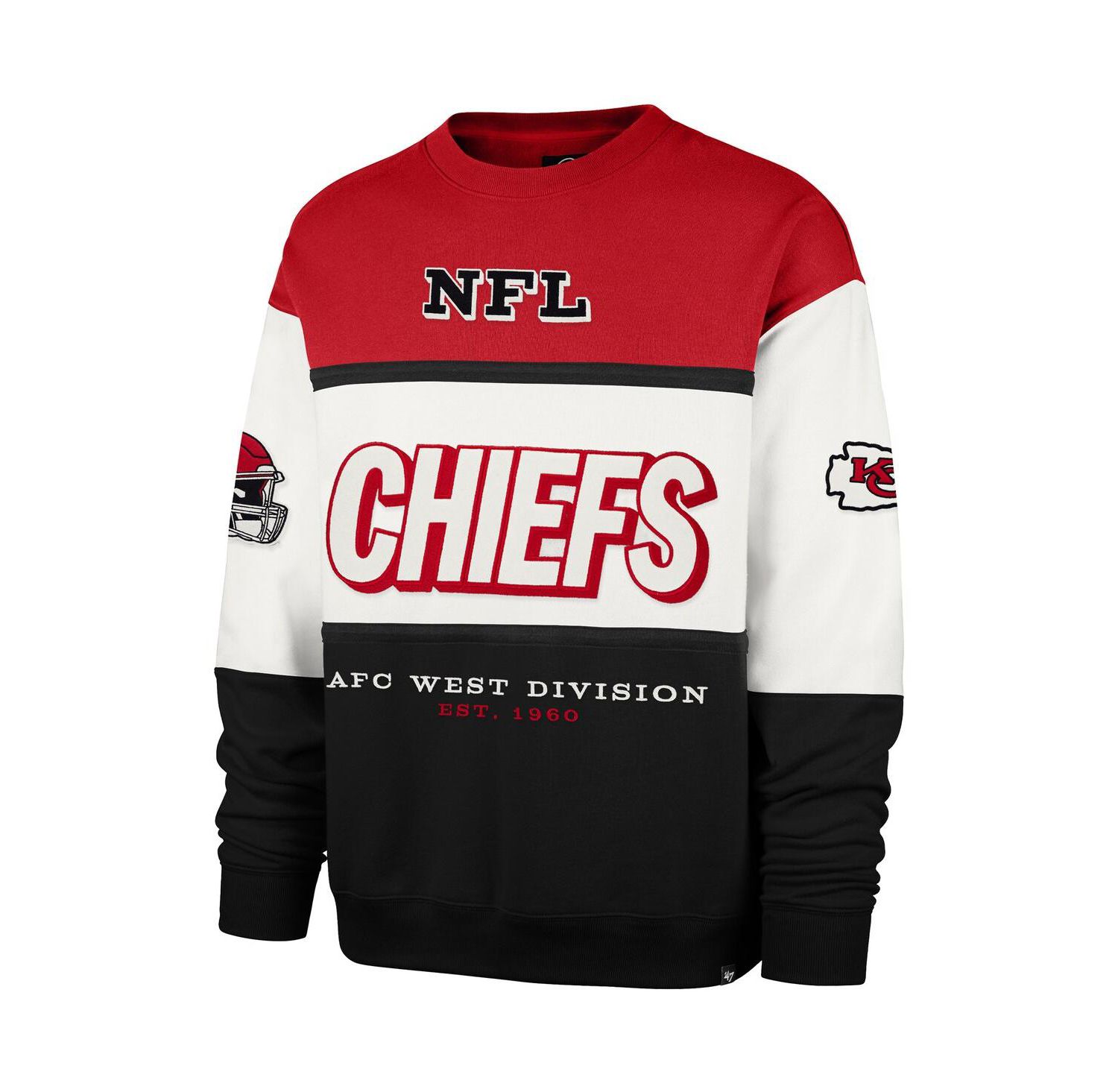 Men's Red/Black Kansas City Chiefs Breeze Maximalist Sweatshirt