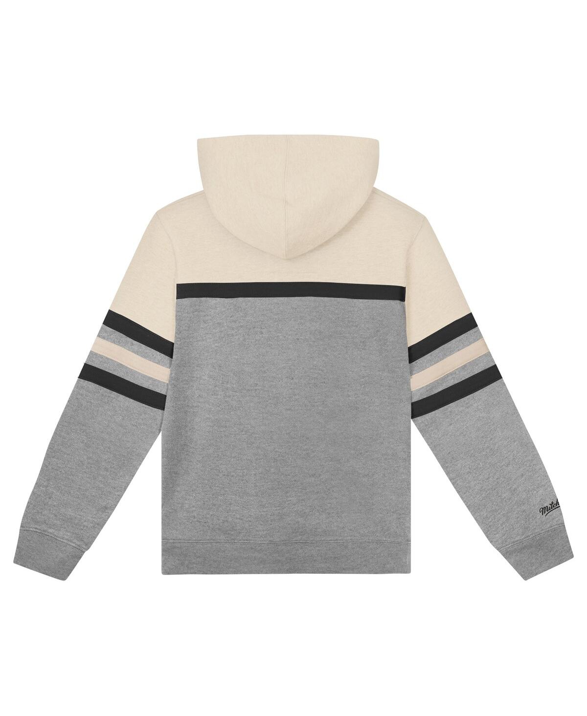 Mitchell & Ness Toddler Black Detroit Red Wings Head Coach Hoodie In Gray