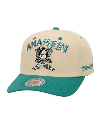 Mitchell & Ness - Men's&nbsp;Cream Anaheim Ducks Soul Legacy Defined Two-Tone Pro Crown Adjustable Hat