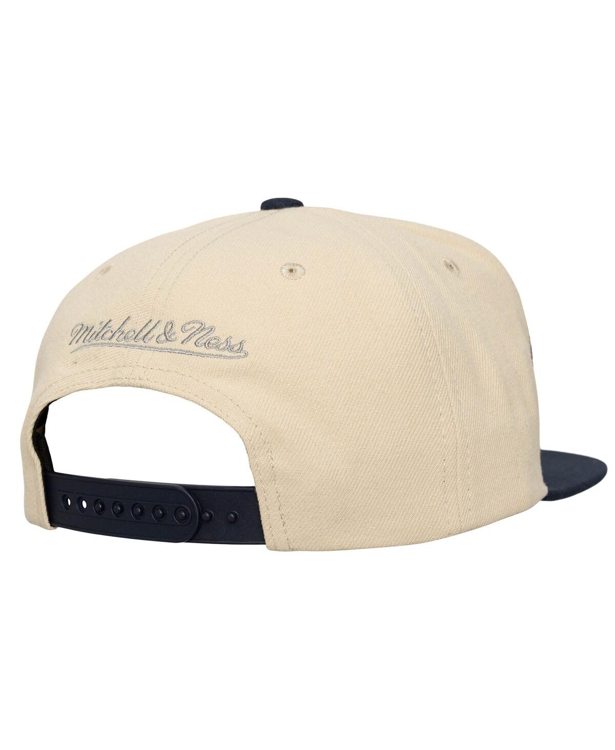 Mitchell & Ness Men's Cream Dallas Cowboys Across The Board Snapback Hat In Neutral