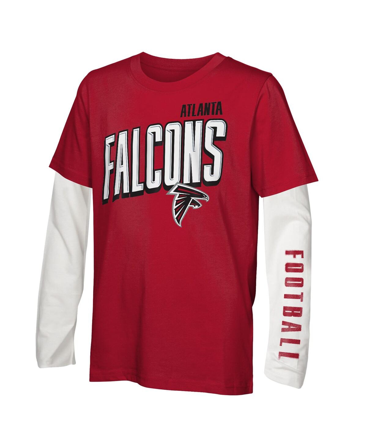 Outerstuff Preschool Atlanta Falcons The Mix Combo T-shirt Set In Red