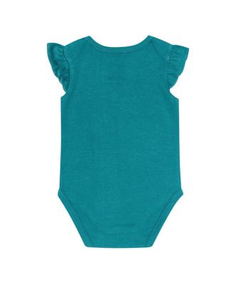 Baby Girls 2-Piece Miami Dolphins The Sunshine Bodysuit Set