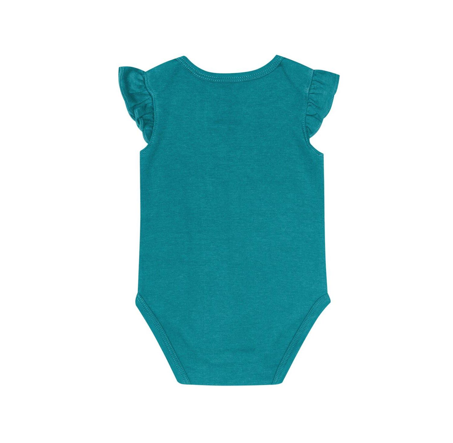 Baby Girls 2-Piece Miami Dolphins The Sunshine Bodysuit Set