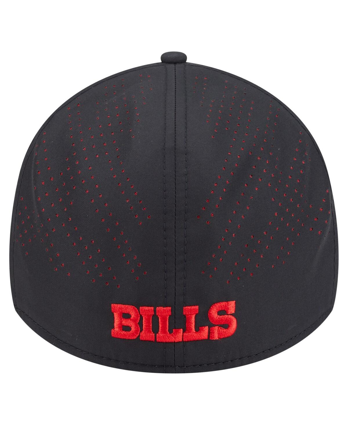 New Era Men's Black Buffalo Bills Night 39thirty Flex Hat In Black