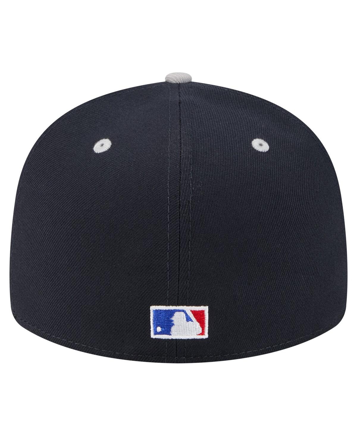 New Era Men's Craig Biggio Navy Houston Astros 59fifty Fitted Hat In Blue