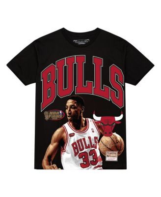 Men's&nbsp;Scottie Pippen Black Chicago Bulls Hardwood Classics Player Arch T-Shirt