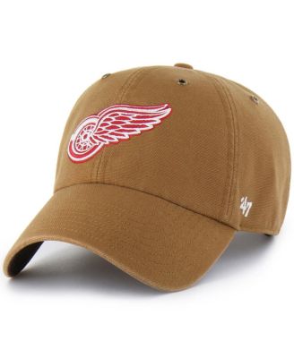 Brand Men's Brown Detroit Red Wings Clean Up Adjustable Hat
