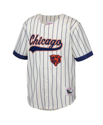 Big Boys and Girls Walter Payton Cream Chicago Bears Retired Player Name Number Baseball Jersey