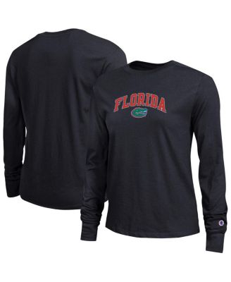 Champion - Women's Black Florida Gators Arch Over Logo Long Sleeve T-Shirt