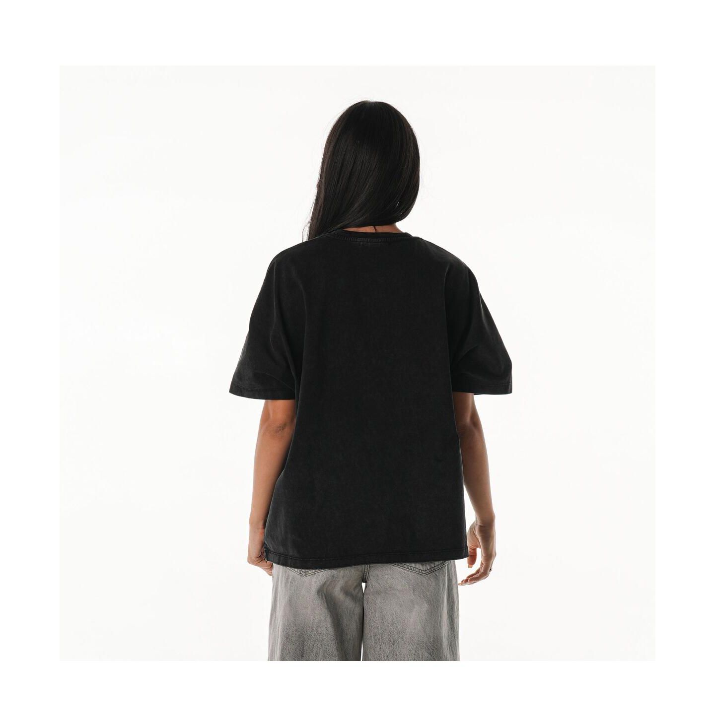 Женская футболка The Wild Collective Black Detroit Lions Laurel Premium Baggy Dolman — фото 2