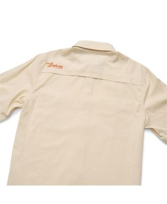 Men's Tan Texas Longhorns x Howler Brothers Gaucho Long Sleeve Full-Snap Shirt