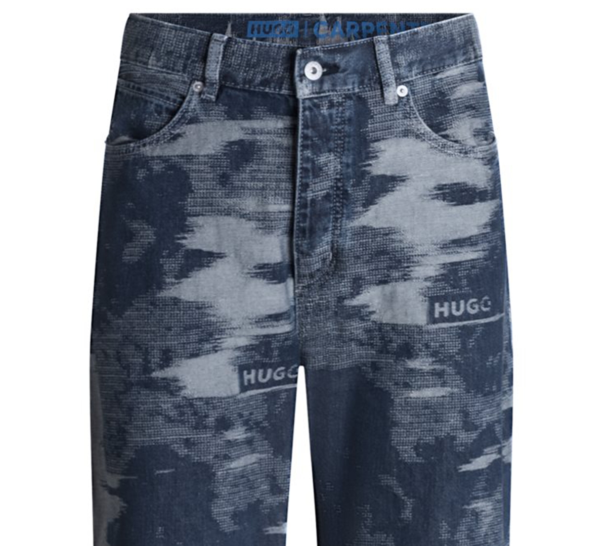 Hugo Boss Men's Straight Fit Carpenter Jeans In Blue