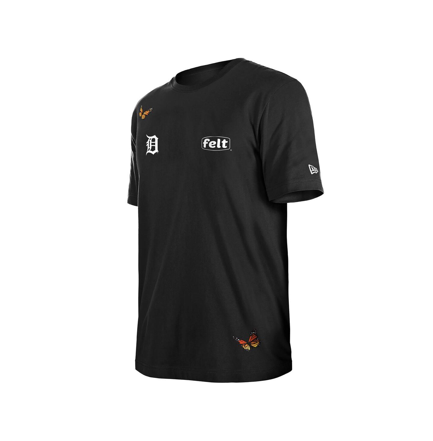 Мужская футболка New Era Black Detroit Tigers — фото 2