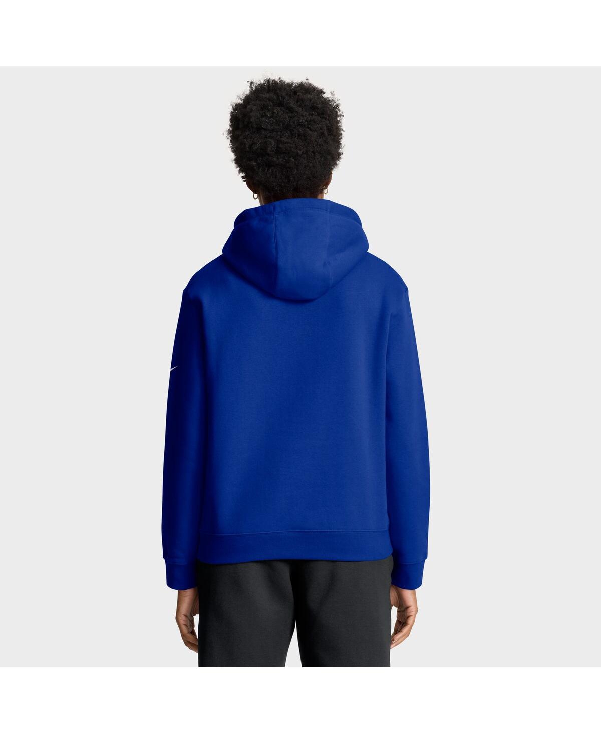 Nike Women's Royal Buffalo Bills Club Fleece Pullover Hoodie In Blue