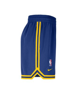 Men's Royal Golden State Warriors Authentic Practice DNA Woven Performance Shorts
