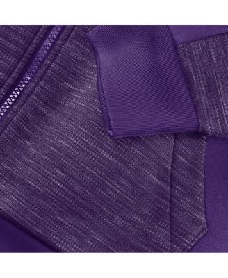 Men's Purple Minnesota Vikings Checkdown Pass Full-Zip Hoodie