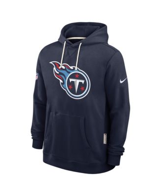 Men's Navy Tennessee Titans Sideline Standard Issue Initial Home Dri-FIT Hoodie