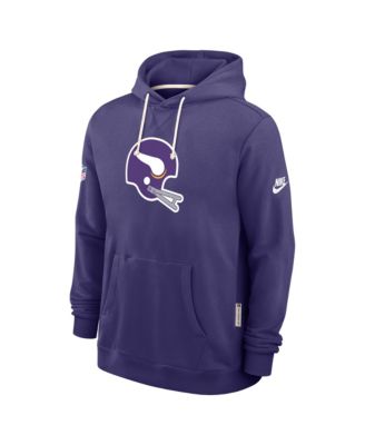 Men's Purple Minnesota Vikings Sideline Standard Issue Alt 2 Dri-FIT Hoodie