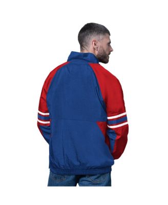 Men's Royal Buffalo Bills Vintage Logo Prospect Half-Zip Pullover