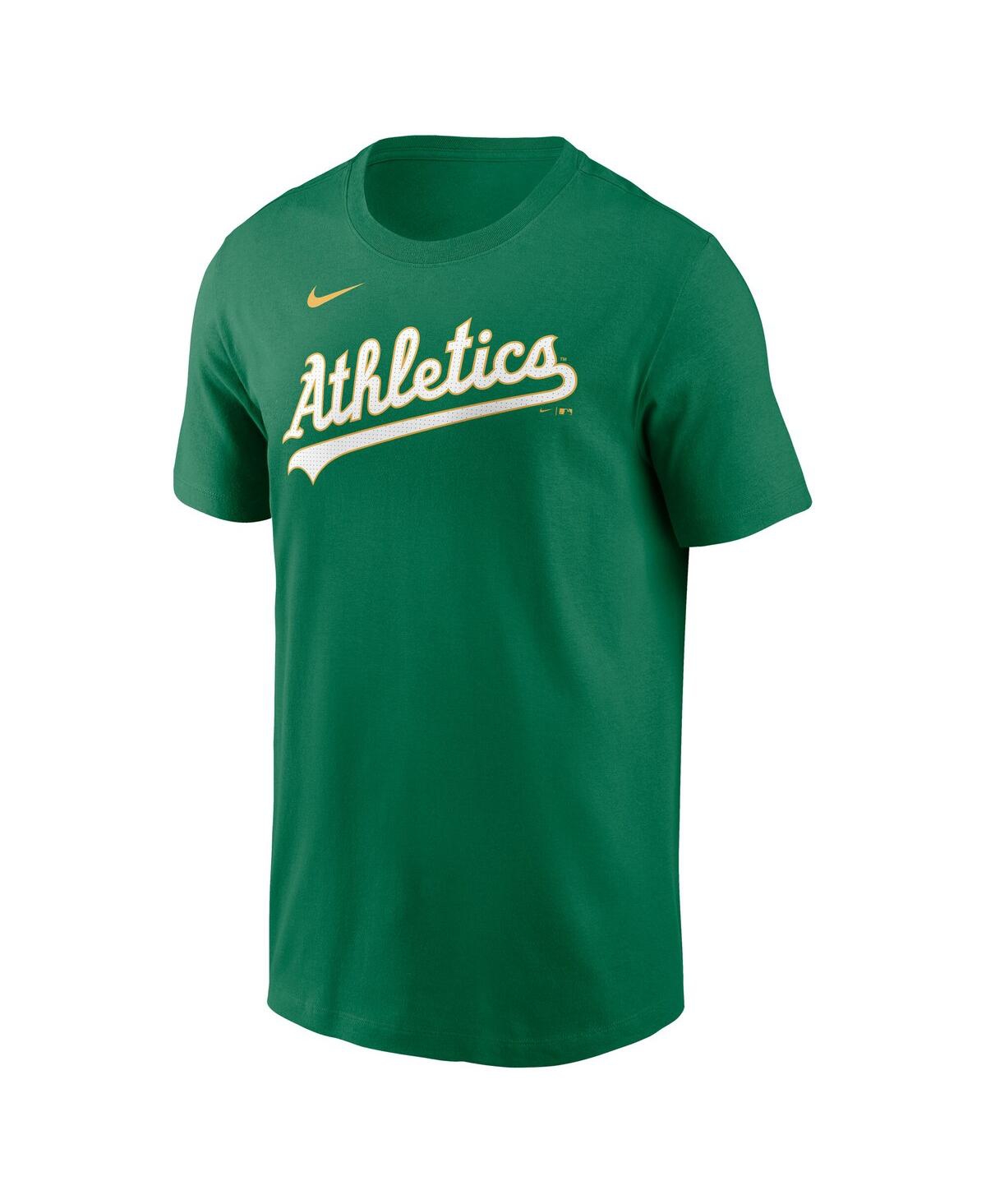 Nike Men's Jacob Wilson Green Athletics Fuse Name Number T-shirt In Green