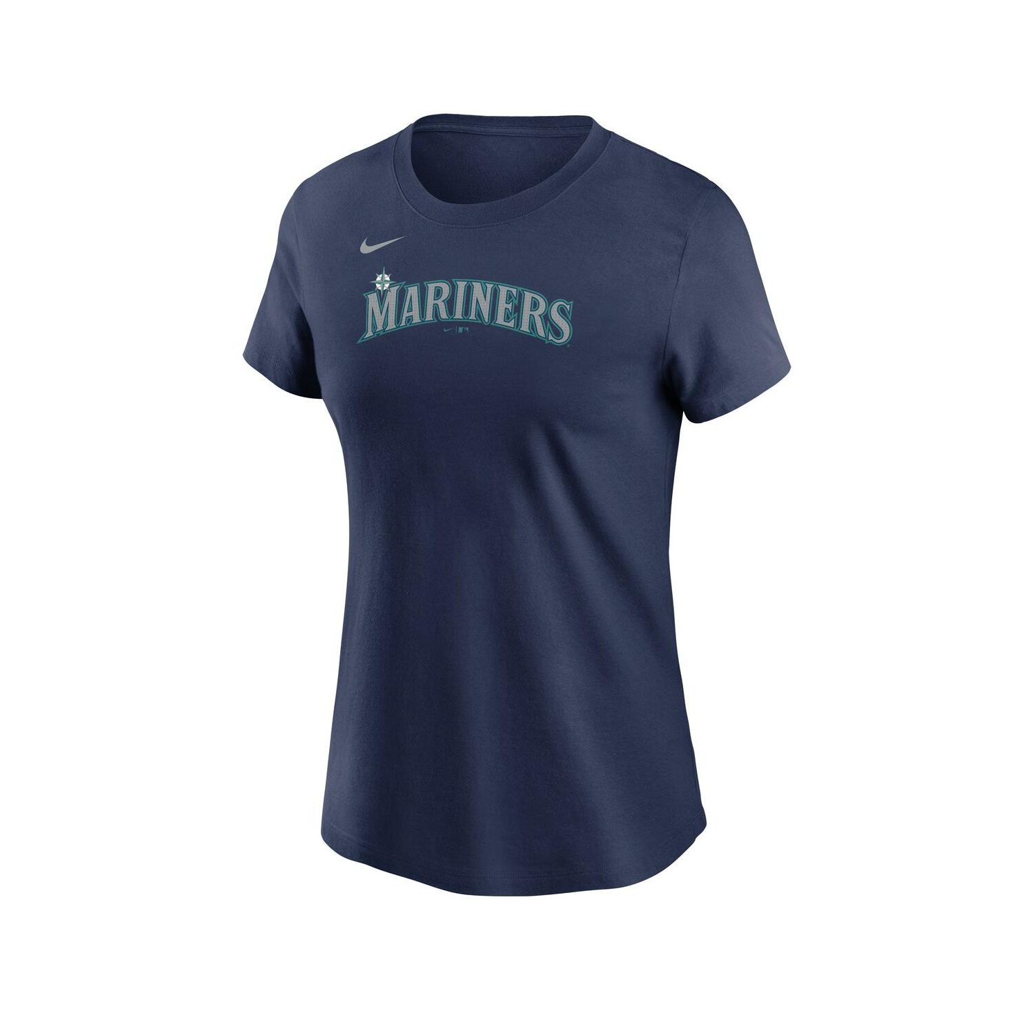 Women's Cal Raleigh Navy Seattle Mariners Fuse Name & Number T-Shirt