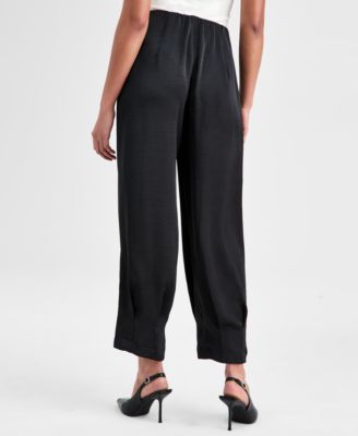 Women's Bubble-Waist Cropped Pants, Macy's Exclusive