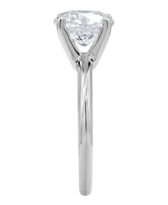 IGI Certified Solitaire Diamond Ring (3 ct. t.w.) in 14K White Gold