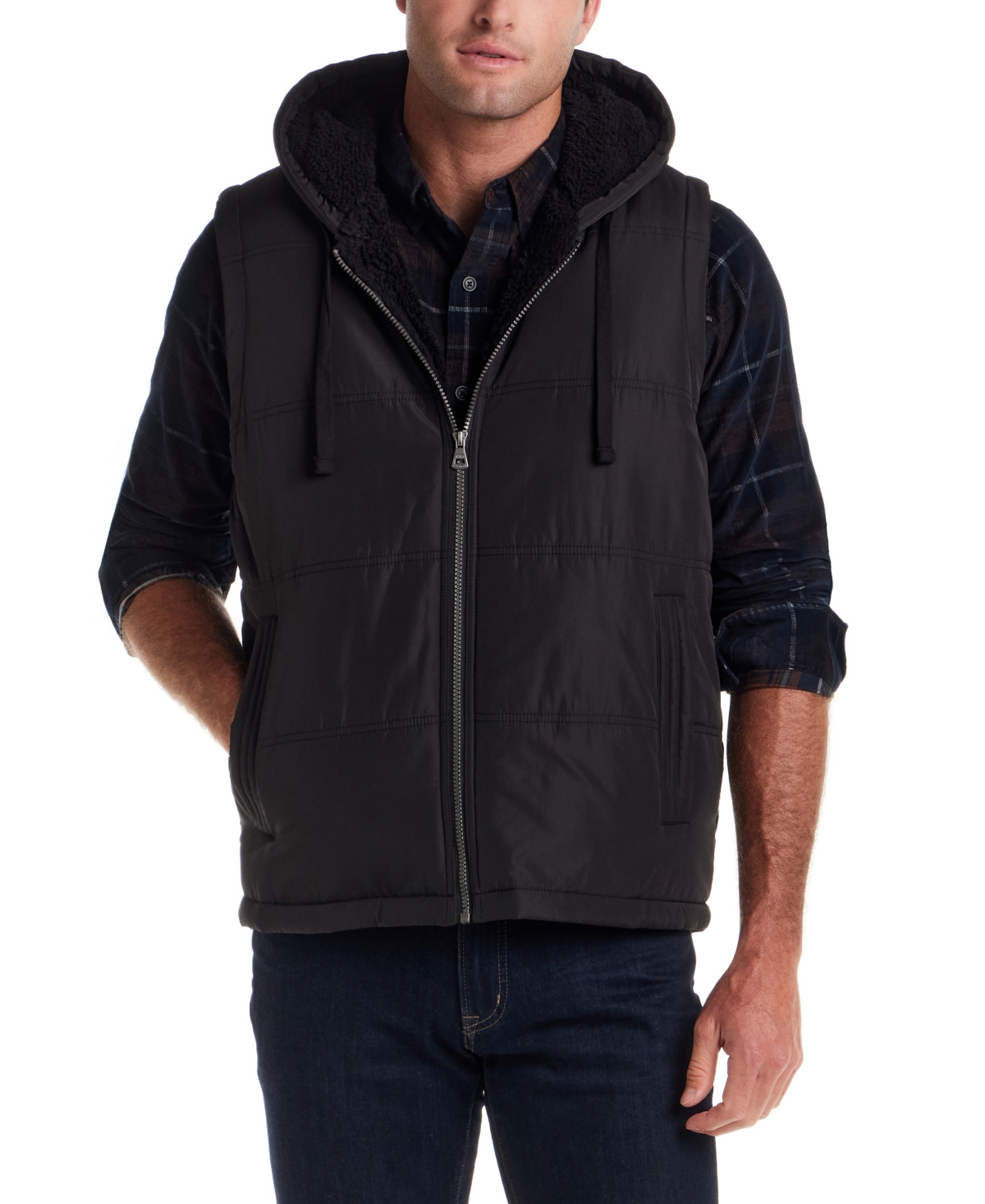 Weatherproof Vintage Men's Hooded Puffer Jacket