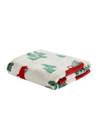 Cozy Plush Printed Throw, 50" x 70", Exclusively at Macy’s