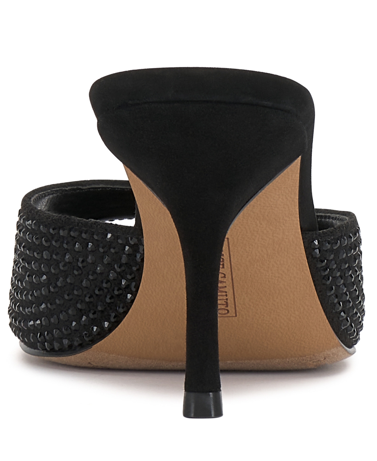 Vince Camuto Prynn Crystal Sandal In Black