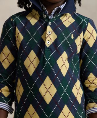 Girls' 2T-6X Printed Polo Dress