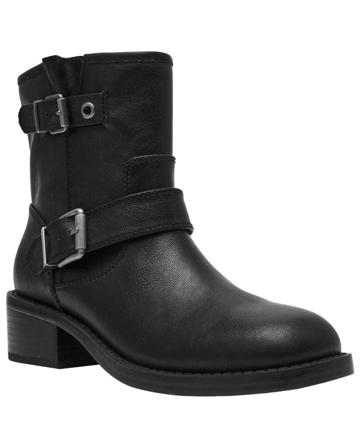 Wild Pair Women's Sablee Block Heel Moto Boots, Macy's Exclusive In Black