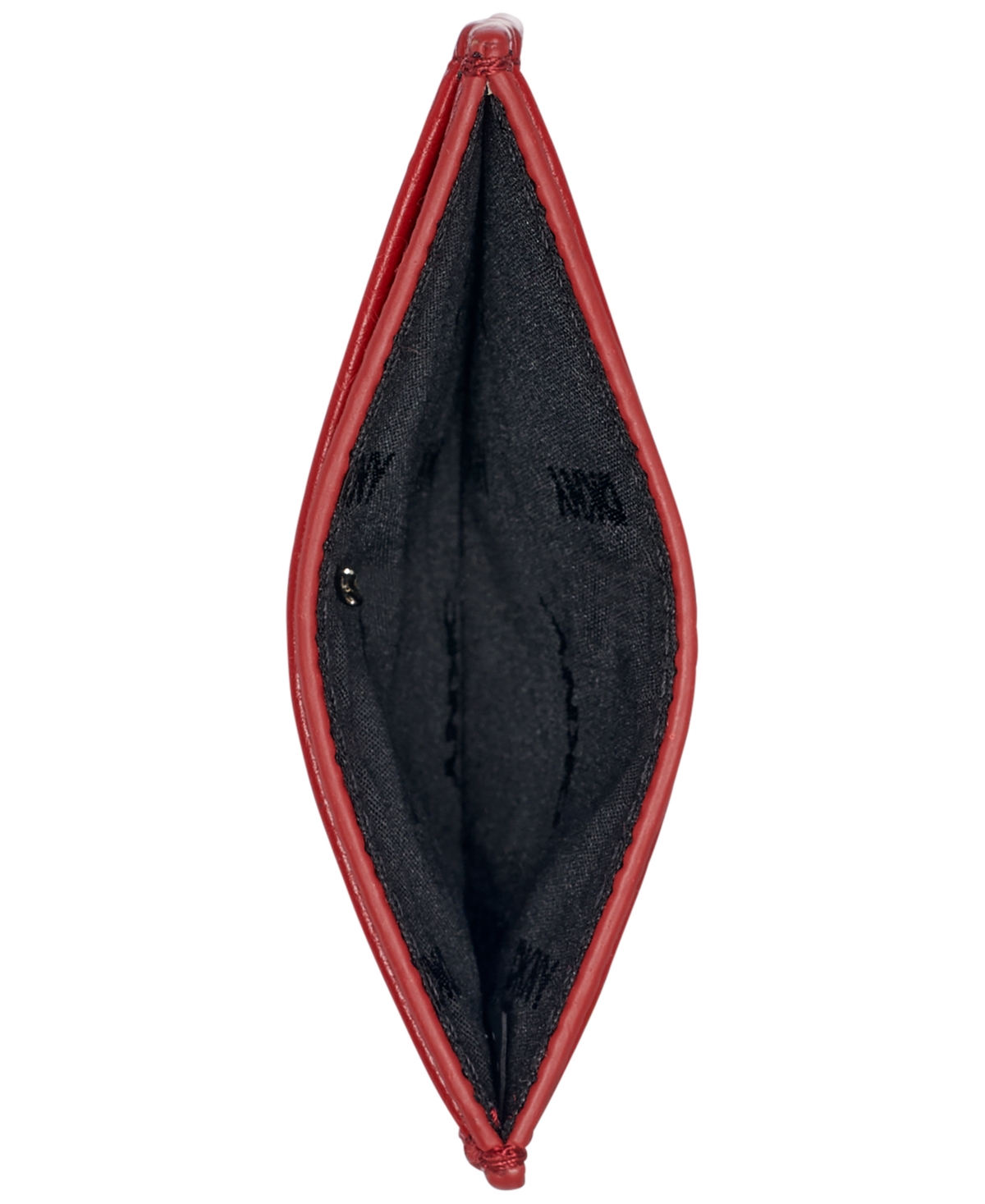 Dkny Margot 4-card Slots Slim Cardcase In Red