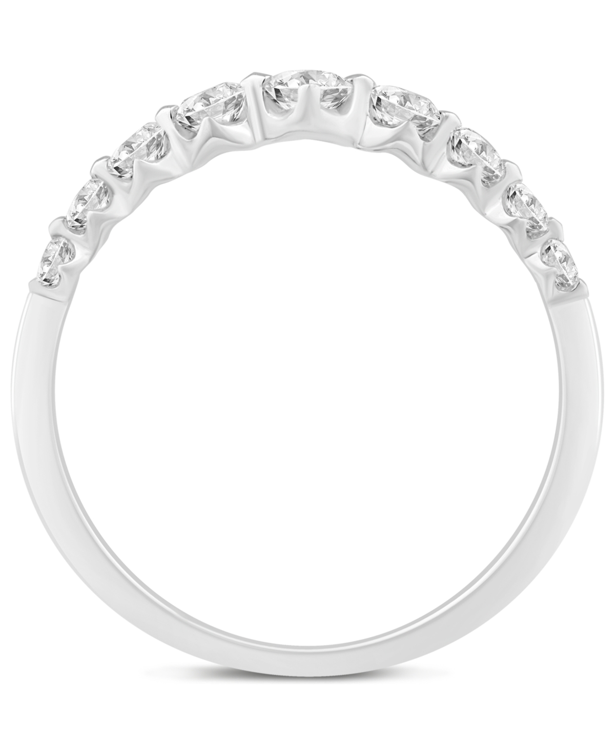 Macy's Diamond Band Ring (1/2 ct. t.w.) in 14K White Gold