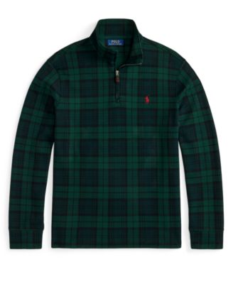 Men's Estate-Rib Cotton Quarter-Zip Pullover